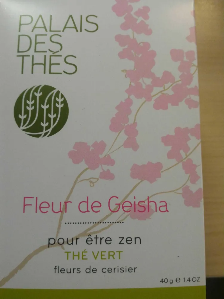 Fleur De Geisha - Thé vert et cerise