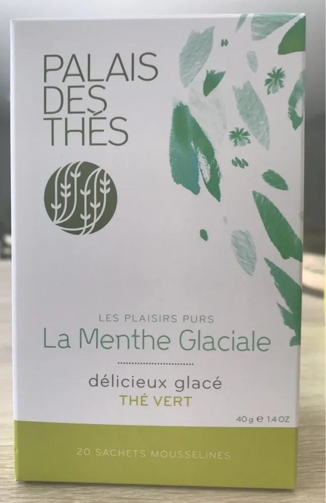 Palais Des ThÃ©s Pure Indulgence Icy Mint Green Tea, 20 Tea Bags