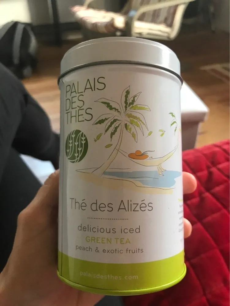 Thé des alizées, pêche et fruits exotiques