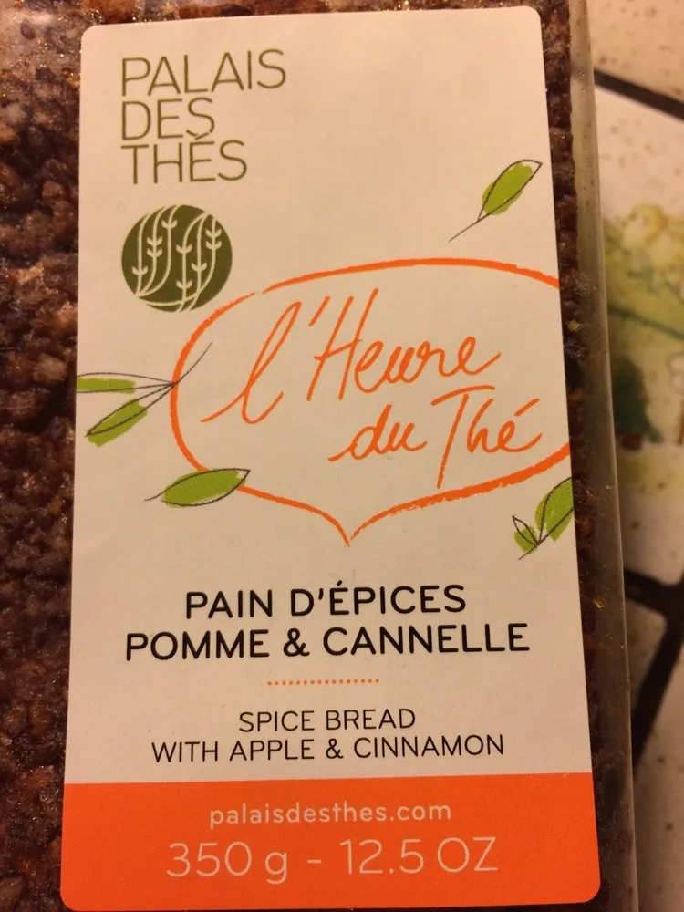 Pain d'épices Pomme cannelle