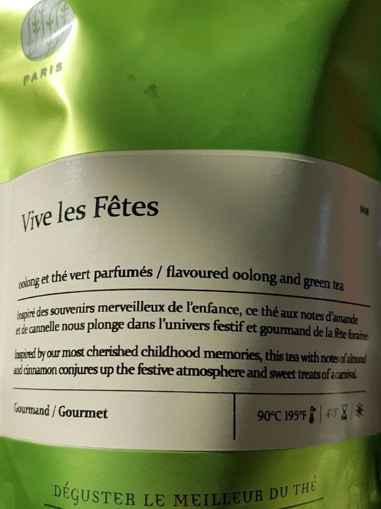Vive les fêtes thé