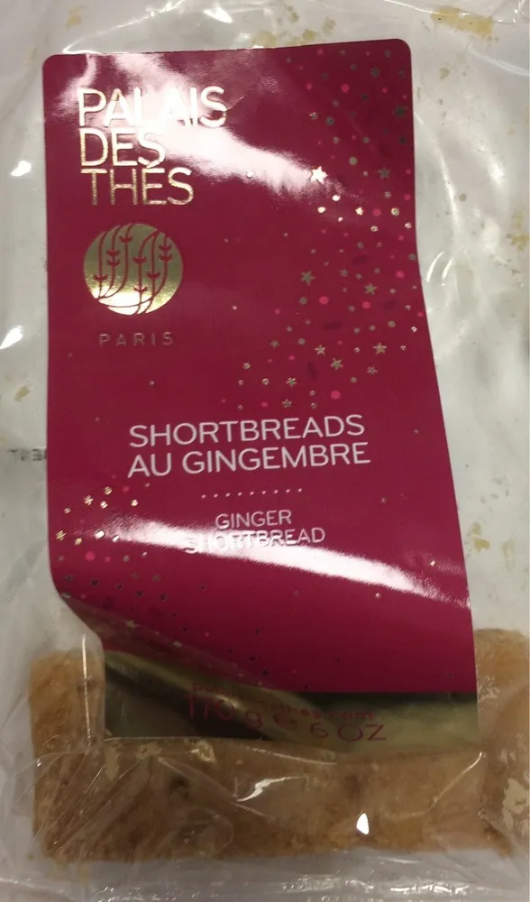 Shortbreads au gingembre