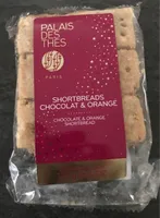 Shortbreads chocolat & orange