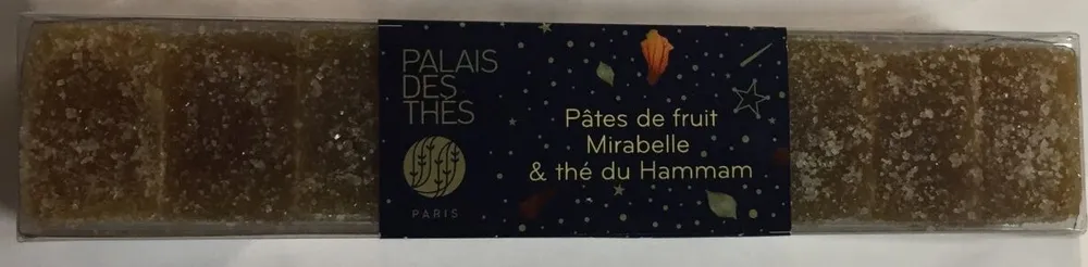 Pâtes de fruit Mirabelle & thé du Hammam