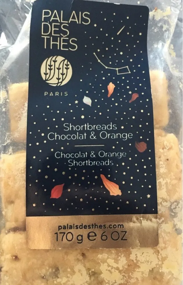 Shortbreads Chocolat & Orange