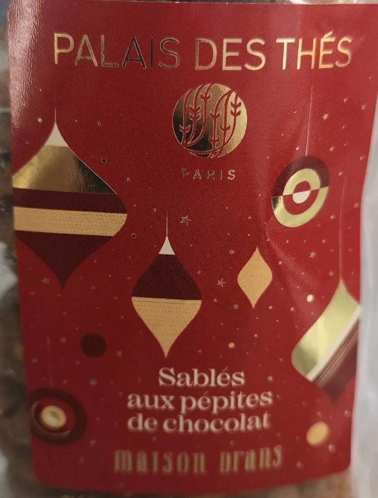 Sablé aux pépites de chocolat