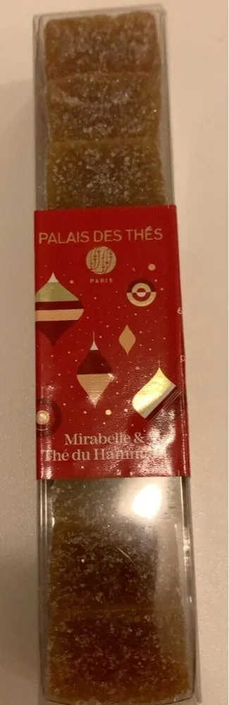 Pâtes de fruit Mirabelle et thé du Hammam