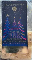 Shortbreads chocolat et orange