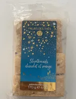 Shortbreads chocolat et orange