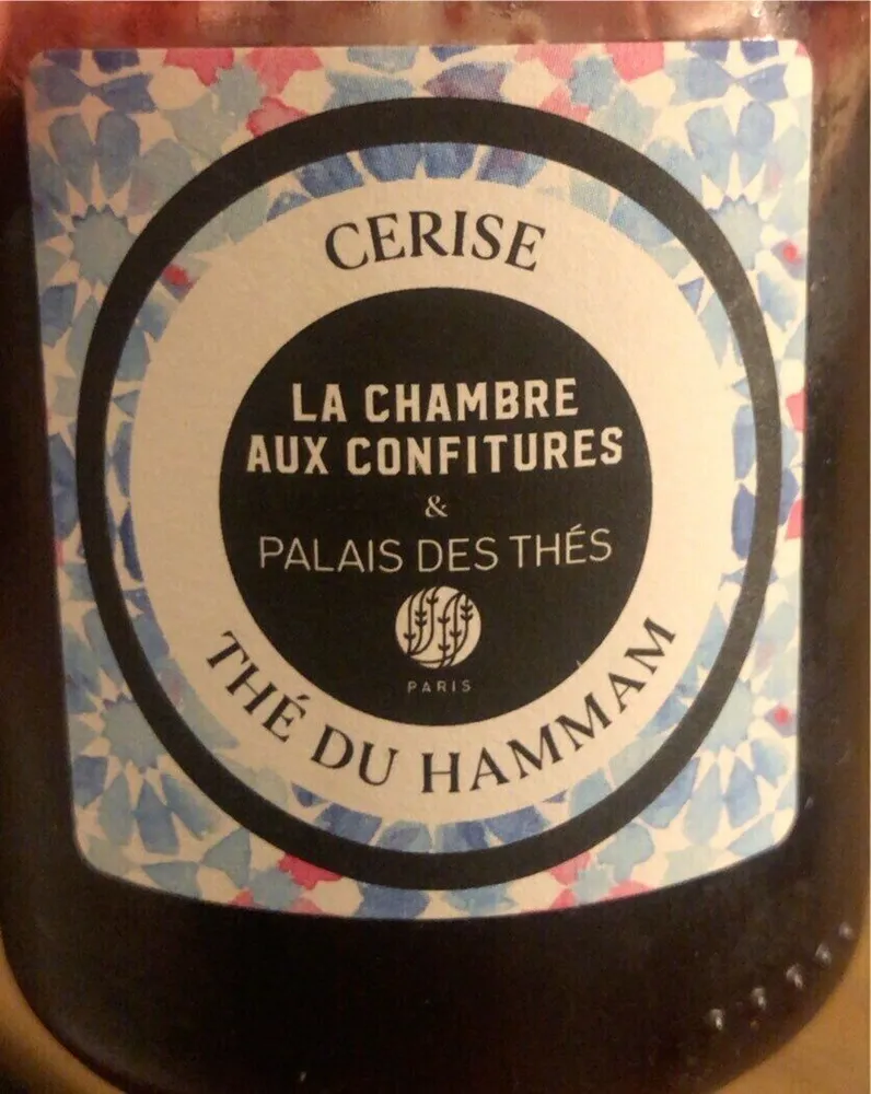 Confiture cerise et thé du hammam