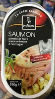 Saumon pommes de terre sauce crémeuse à l'estragon