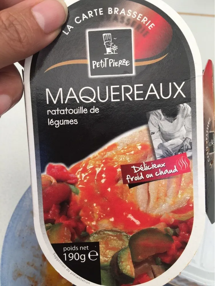 Maquereau ratatouille de legumes