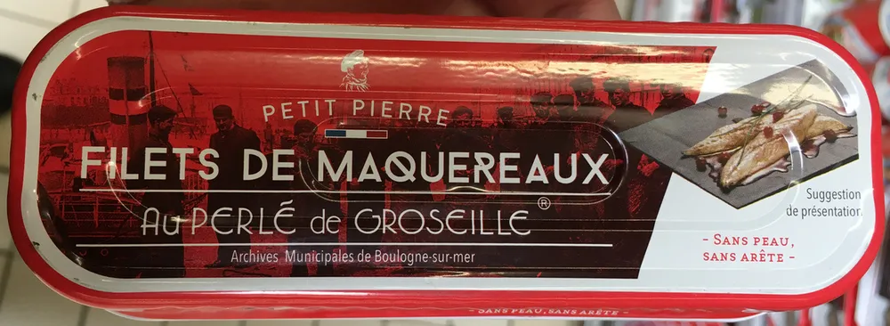 Filets de Maquereaux au perlé de Groseille