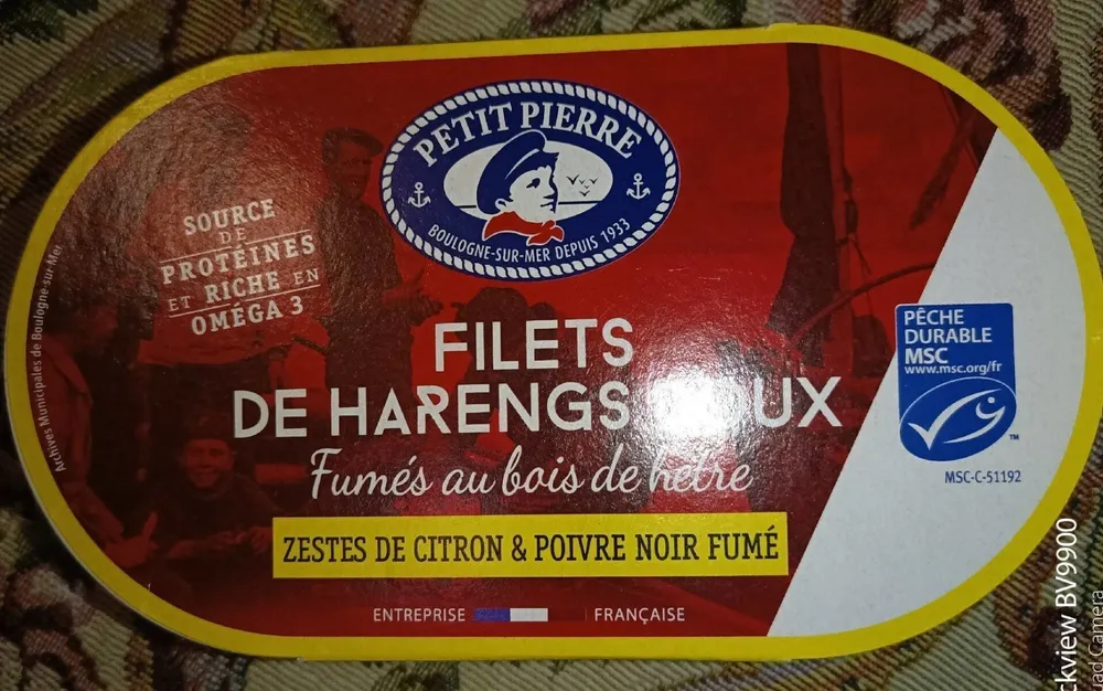 Filet de harengs doux