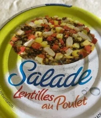 salade lentilles au poulet