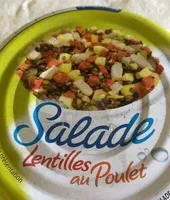 salade lentilles au poulet
