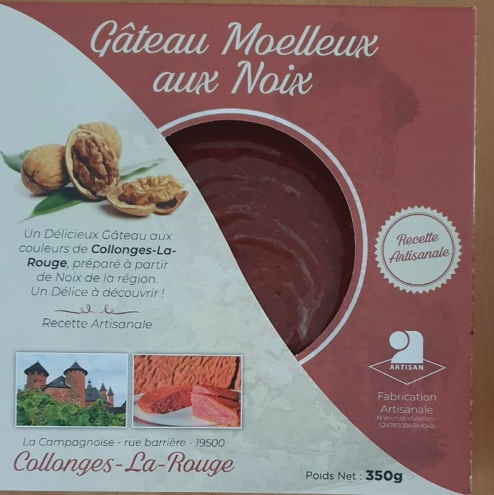 Gâteau moelleux aux noix