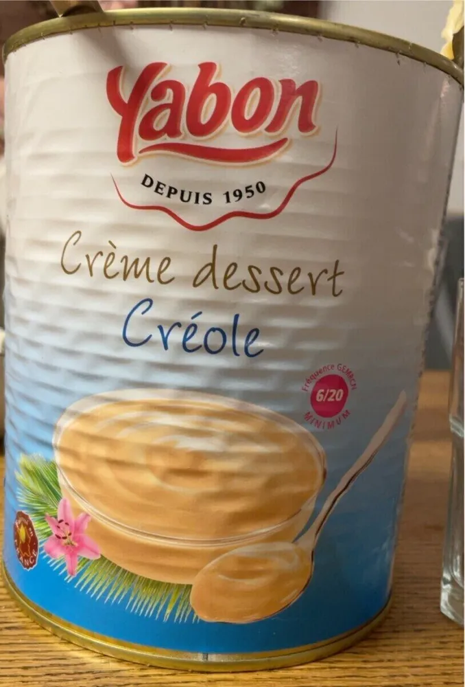 Crème dessert créole