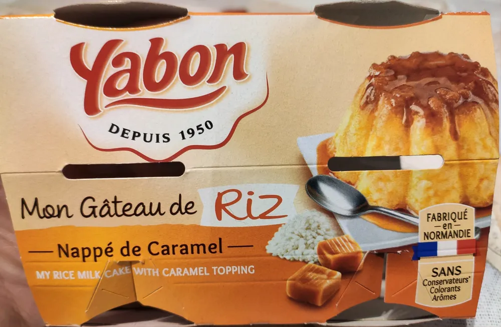 Gâteau de riz nappage caramel