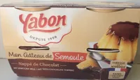 Gâteau de Semoule nappage Chocolat