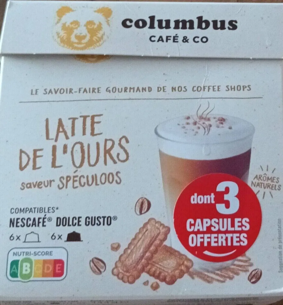 Colombus latte de l'ours