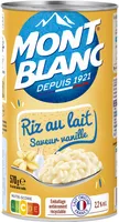 MONT BLANC Crème dessert Boîte Riz au lait Vanille 570g