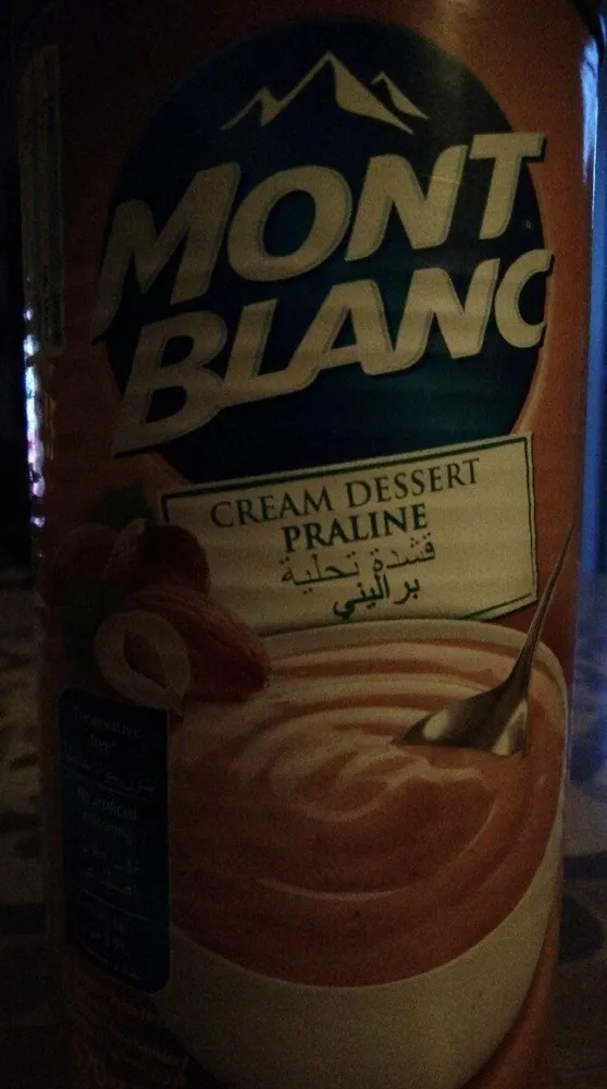 Mont blanc praline