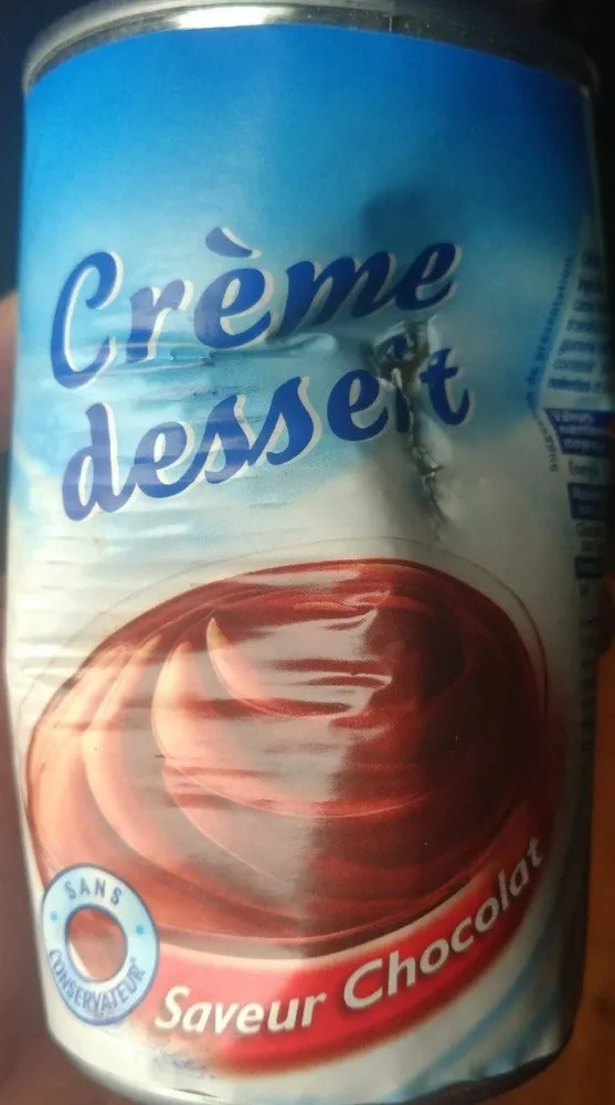 Crème déssert  saveur chocolat