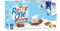 RÉCRÉ O'LÉ Goûter laitier Gourdes Chocolat 12x85g