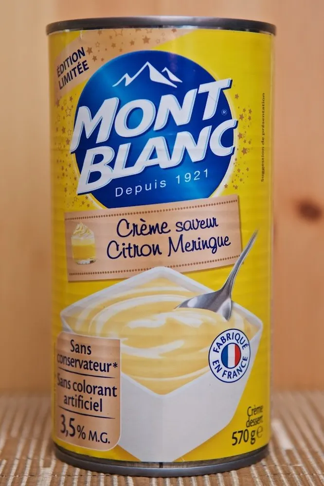 Crème Dessert Citron Meringue