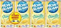 MONT BLANC Crème dessert Boîte Saveur Vanille 4x570g 3+1 Offerte