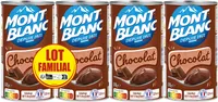 MONT BLANC Crème dessert Boîte Chocolat 4x570g Lot Familial