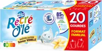RÉCRÉ O'LÉ Goûter laitier Gourdes Saveur Vanille 20x85g
