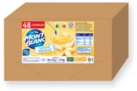 MONT BLANC Crème dessert Coupelles Saveur Vanille 48x125g
