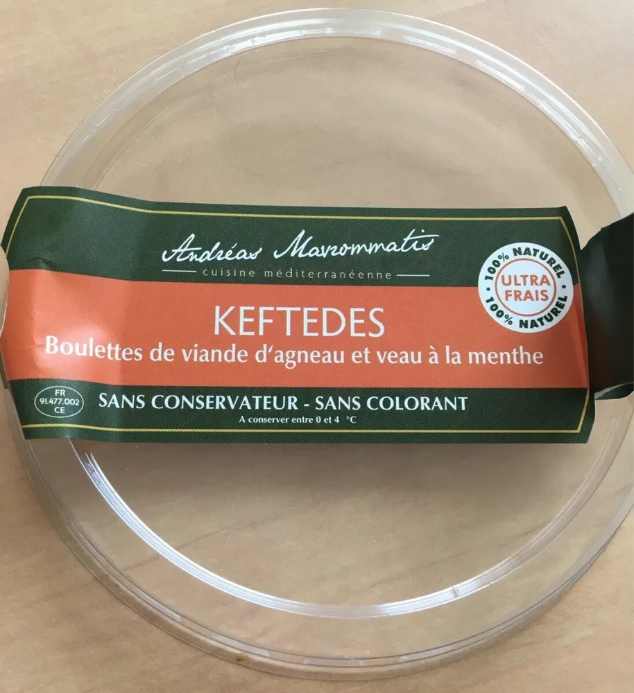 Keftedes boulettes de viande d'agneau et veau à la menthe