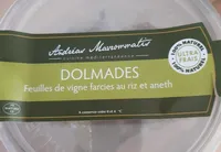 Dolmades feuilles de vigne farcies au riz et aneth