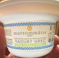Yaourt grec pomme, raisins & cannelle