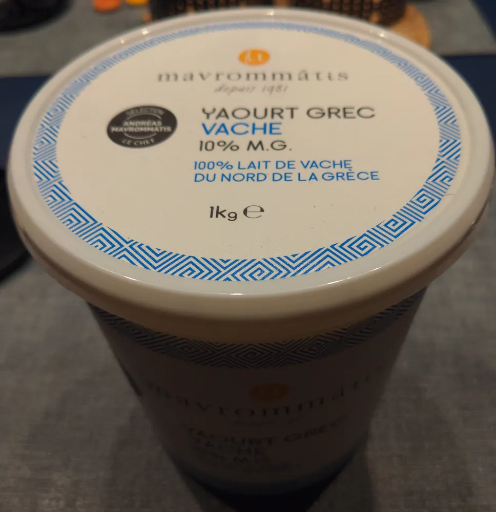Yaourt Grec au lait de vache