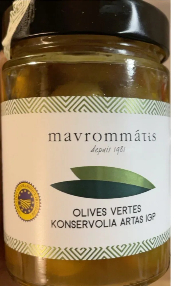 Olives Vertes Konservolia Artas IGP