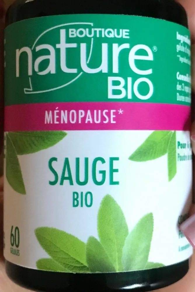 Sauge Bio - 60 Gélules Végétales - Boutique Nature