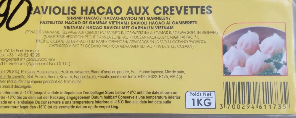Hacao aux crevettes