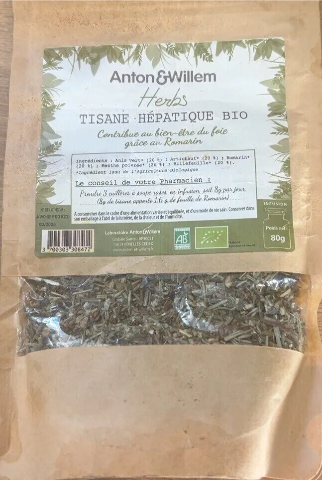 Herbs tisane hepatique bio