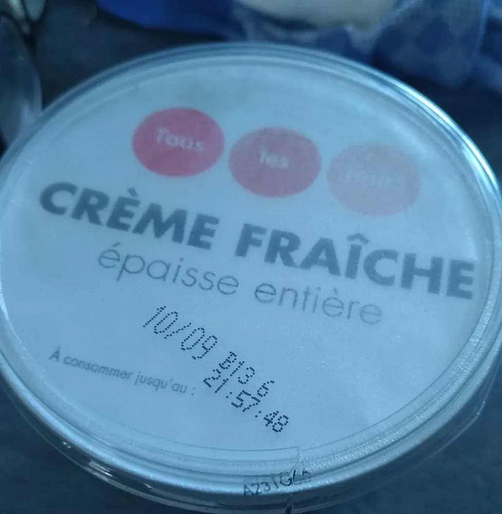 Crème fraiche épaisse entière