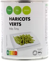 Haricots verts très fins