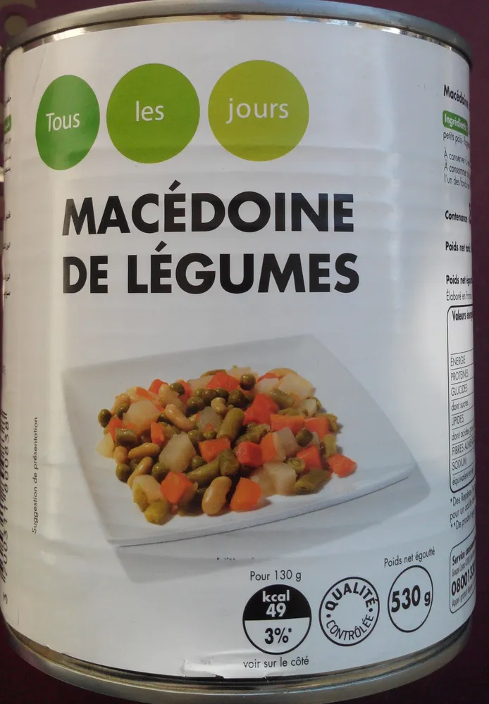 Macédoine de légumes
