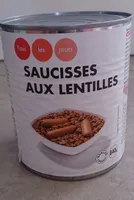 Saucisses aux lentilles