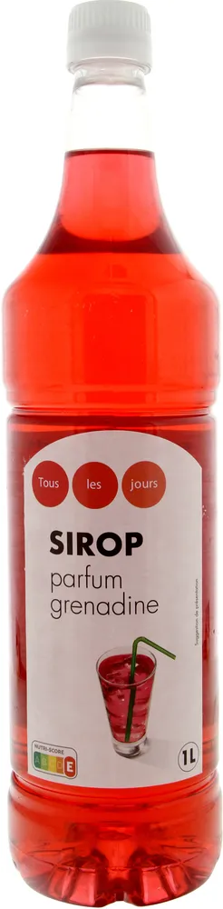Sirop parfum grenadine