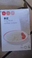Riz long étuvé sachets cuisson