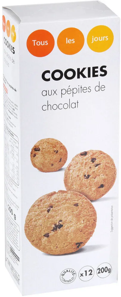 Cookies aux pépites de chocolat