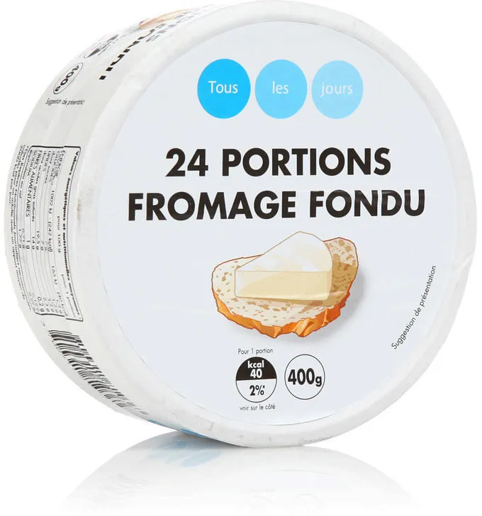 24 portions fromage fondu